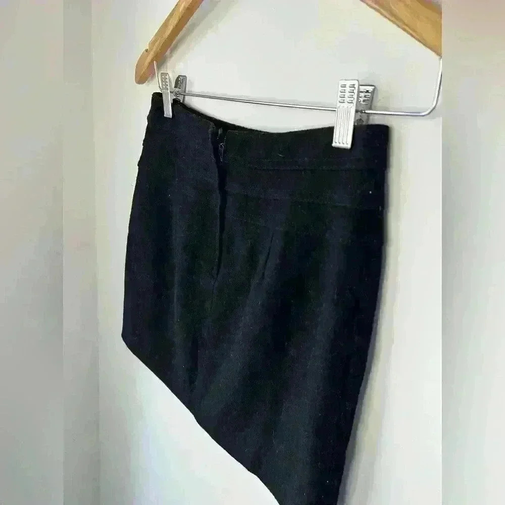 H&M Women’s Black Office Work Stylish Wool  Timeless Skirt 4 Small - Picture 9 of 11
